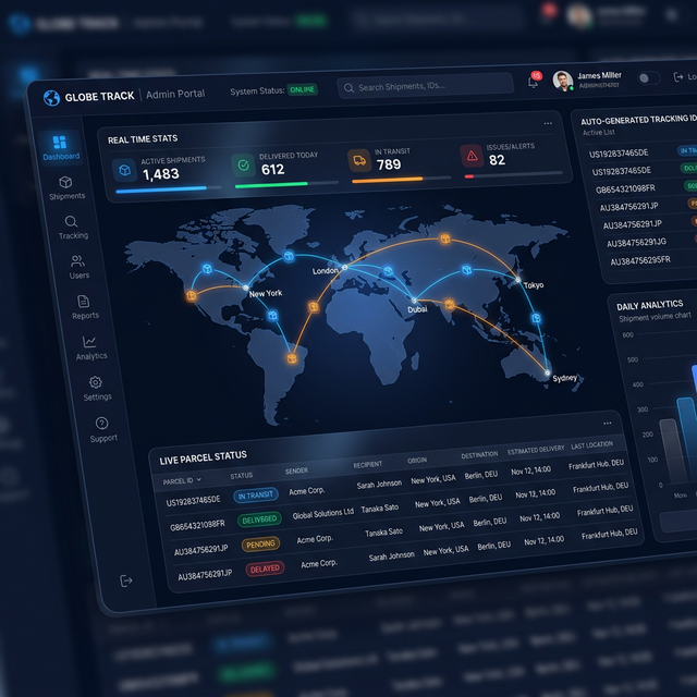 Courier Admin Dashboard