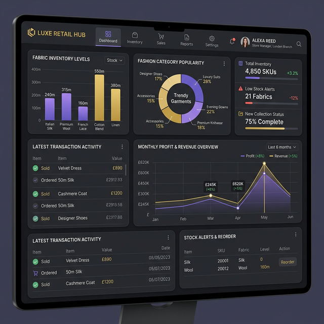 Textiles Management System